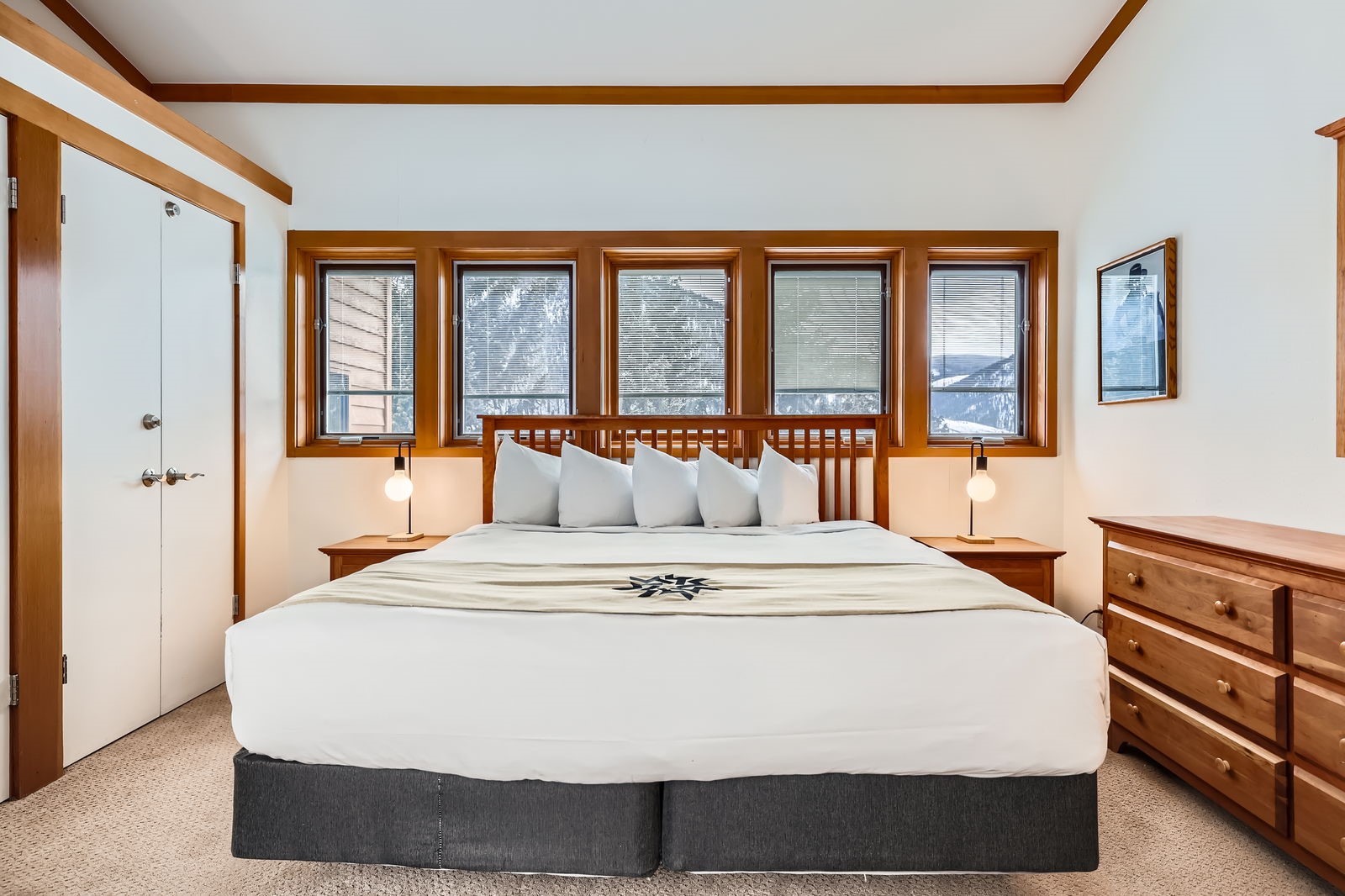 440 Tennis Club Road, Unit 1321 Keystone, CO 80435 - Photo 13 of 42 Vaulted ceilings on the second floor create an expansive, light-filled atmosphere, while the layout ensures the bedrooms are privately situated, away from the main living areas
