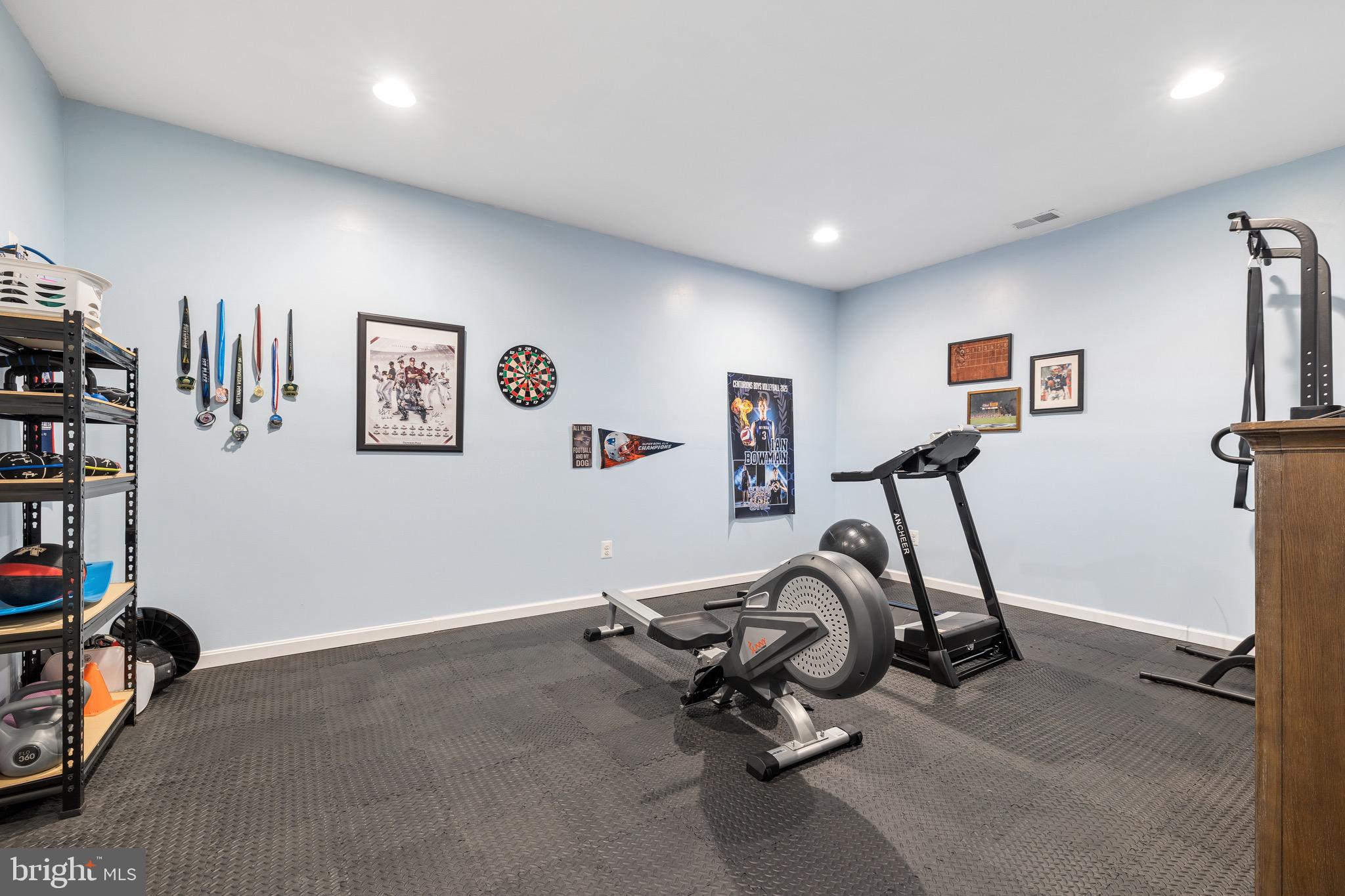 4853 Point Road Warrenton, VA 20187 - Photo 50 of 82 Bonus room/gym- lower level