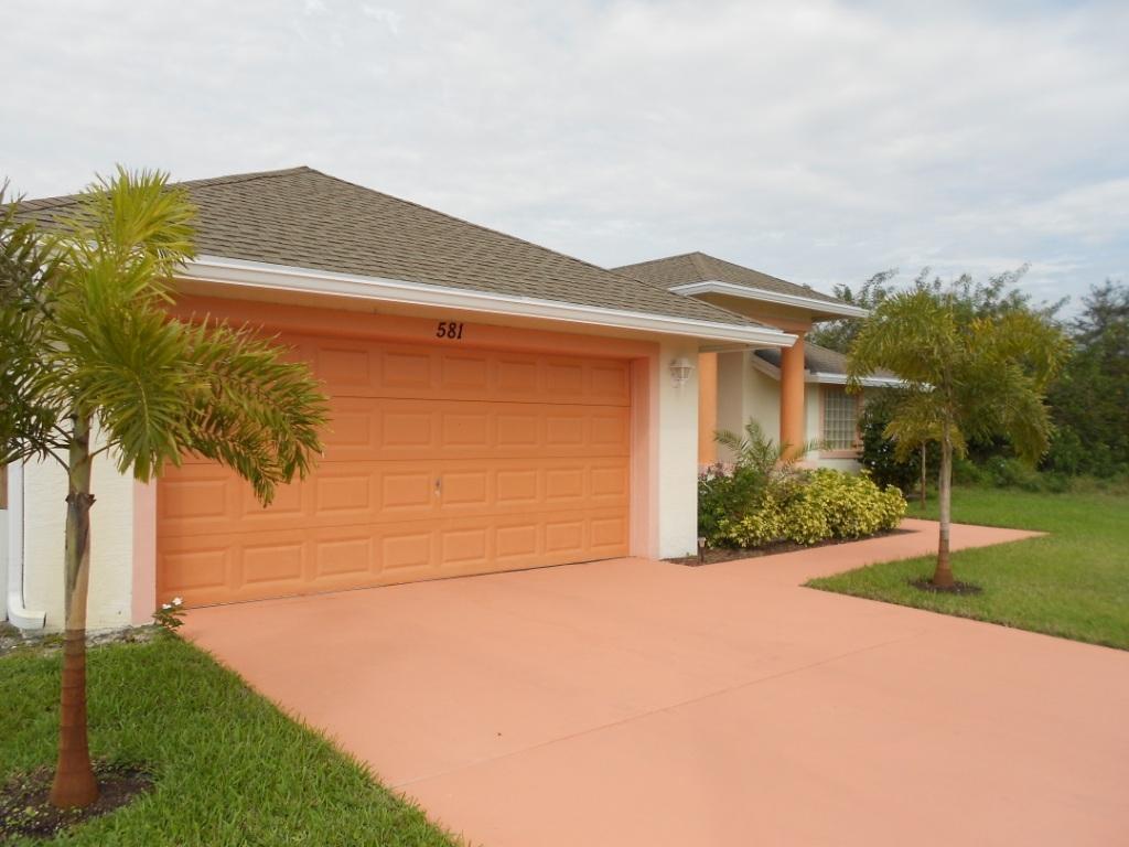 581 Southwest Halkell Avenue Port St. Lucie, FL 34953 - Photo 3 of 30 Front