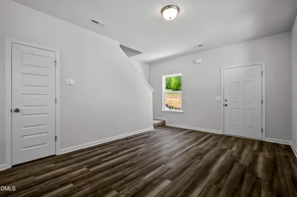wooden floor in an empty room