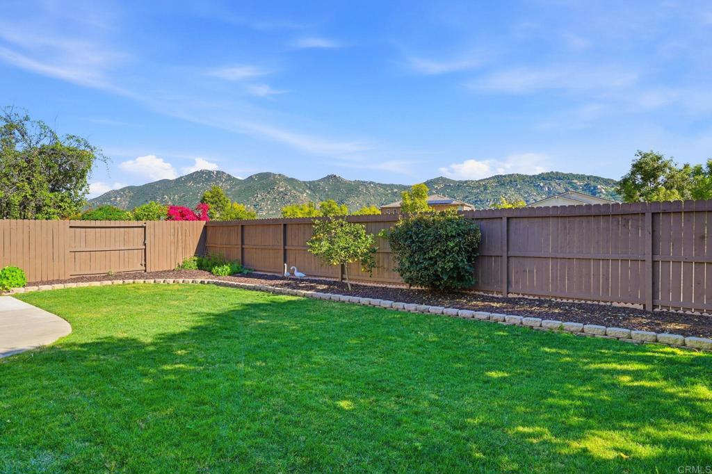 618 Jacks Creek Road Escondido, CA 92027 - Photo 31 of 48 a view of a backyard with a garden