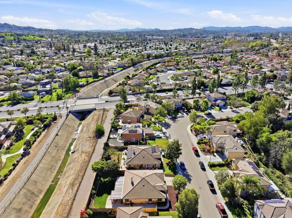 618 Jacks Creek Road Escondido, CA 92027 - Photo 41 of 48 an aerial view of a city with lots of residential buildings