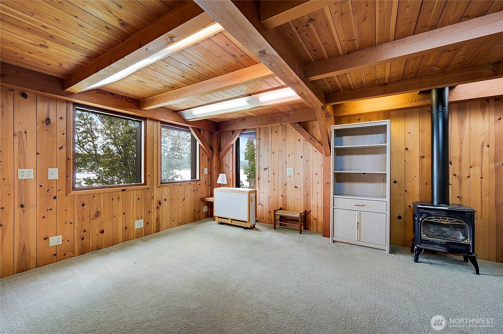 861 Griffith Point Road Nordland, WA 98358 - Photo 12 of 38 a view of hallway with stairs and furniture