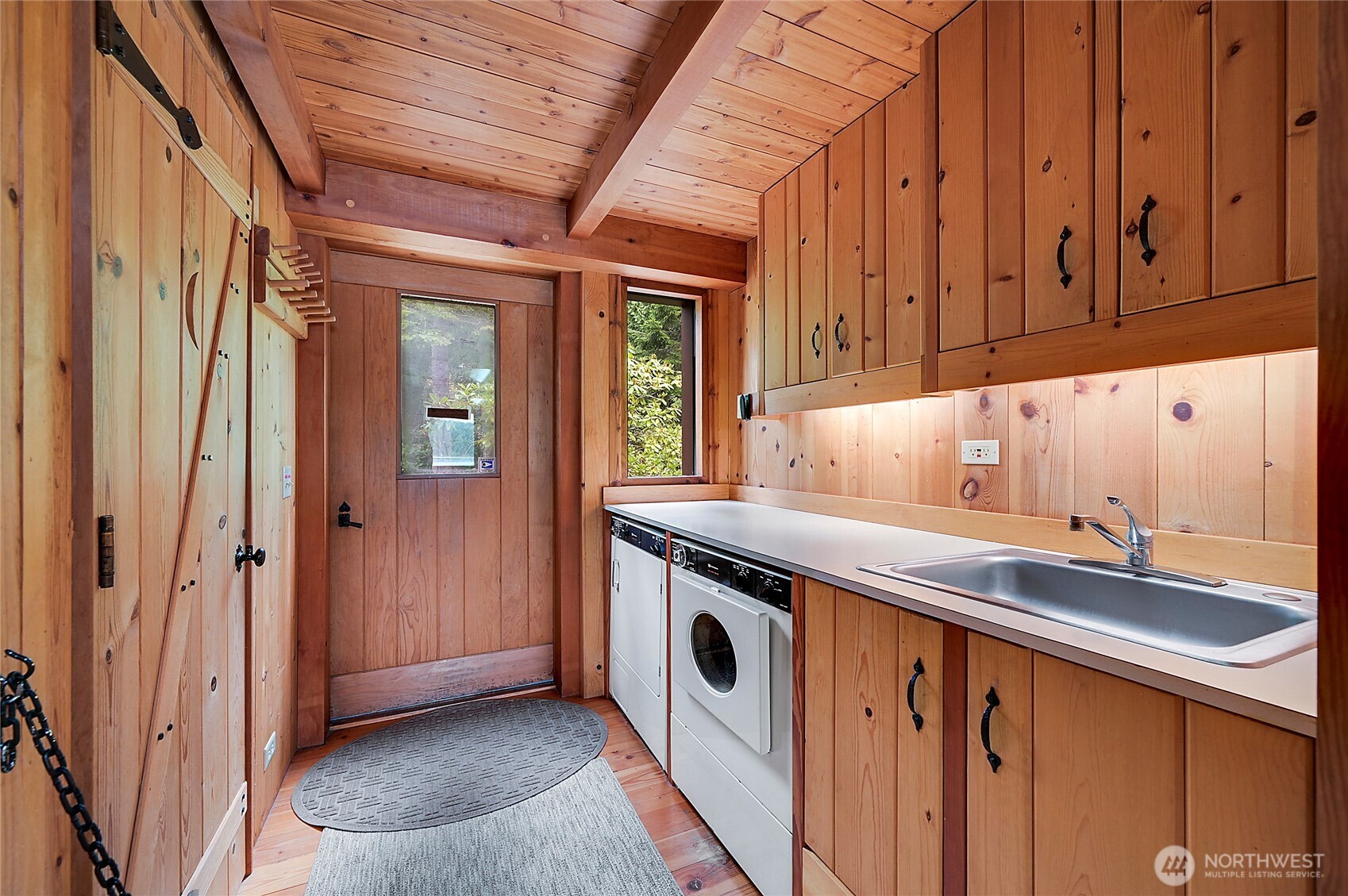 861 Griffith Point Road Nordland, WA 98358 - Photo 16 of 38 a utility room with dryer and washer