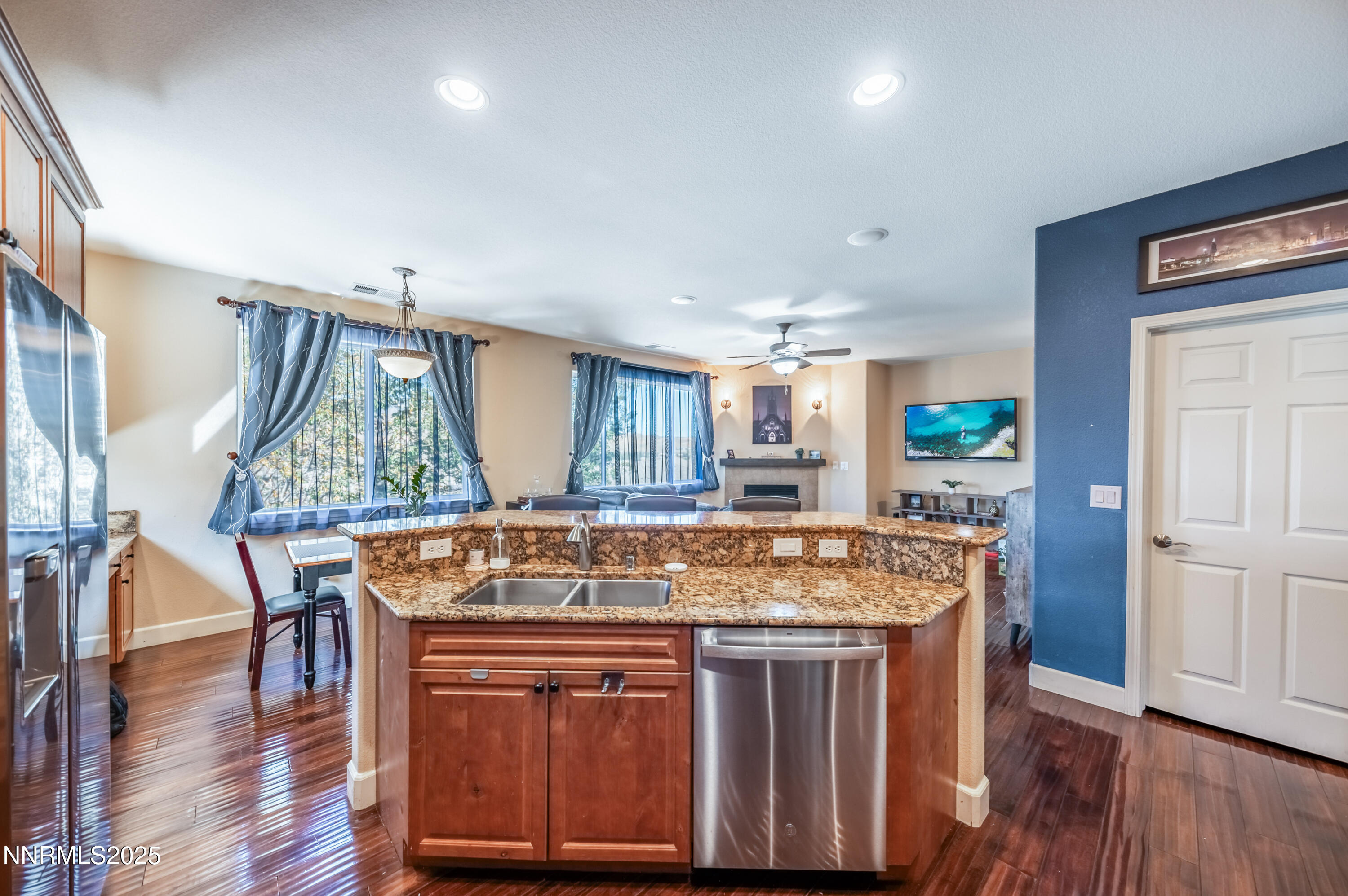 3715 Coastal Street Reno, NV 89512 - Photo 6 of 35 a view of kitchen island with wooden floor