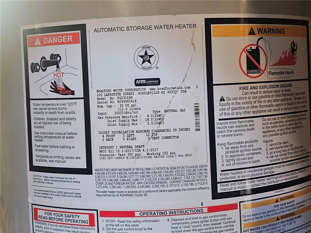 59 Division Street Woonsocket, RI 02895 - Photo 23 of 29 Water heater Info