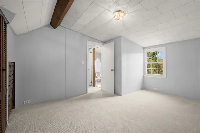 a view of a backyard with tree s