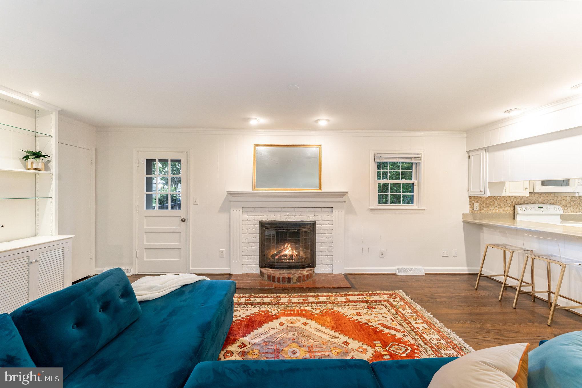 112 Jay Road Fredericksburg, VA 22405 - Photo 9 of 44 a living room with furniture and a fireplace