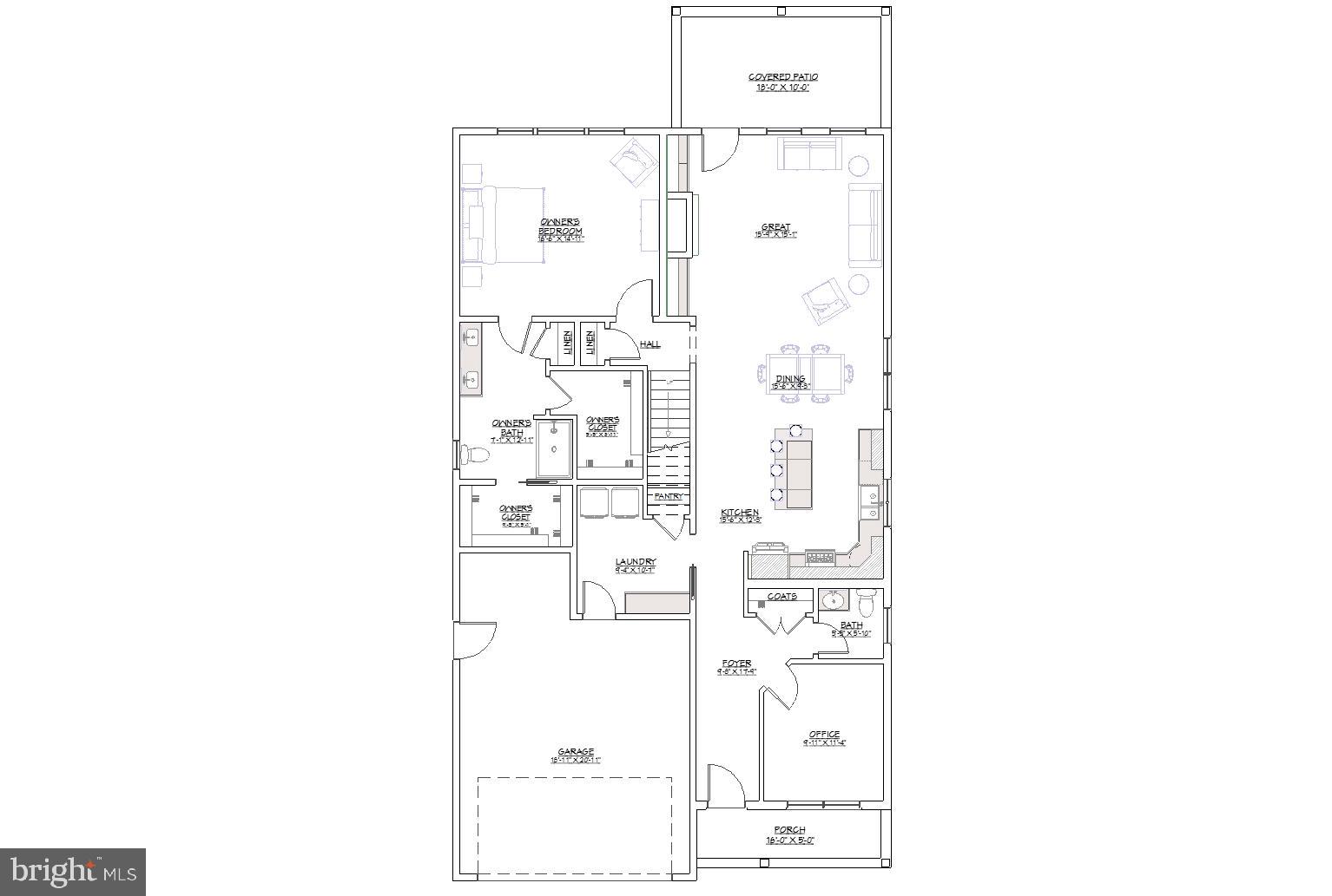 4116 Locust Road Camp Hill, PA 17011 - Photo 41 of 42 First Floor Layout