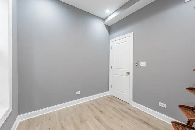 a view of an empty room