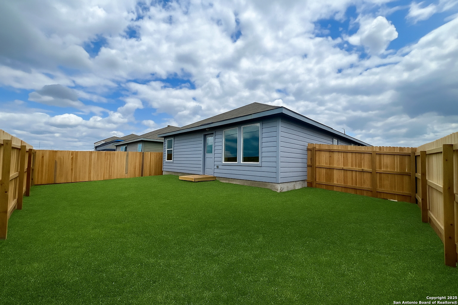 9178 Colonel Trail Seguin, TX 78155 - Photo 50 of 59 a backyard of a house with lots of green space