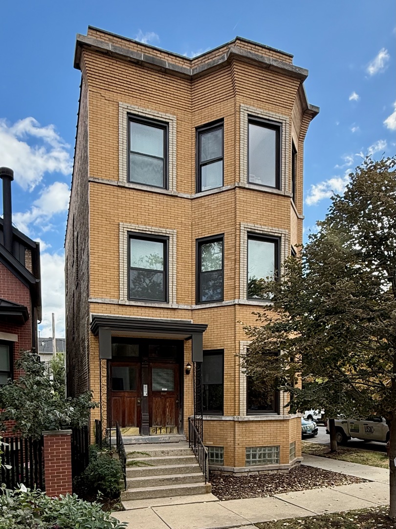a view of a building with a outdoor space