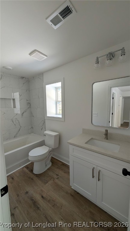 5130 Cardinal Circle Sanford, NC 27332 - Photo 18 of 36 a bathroom with a sink a toilet and a bathtub