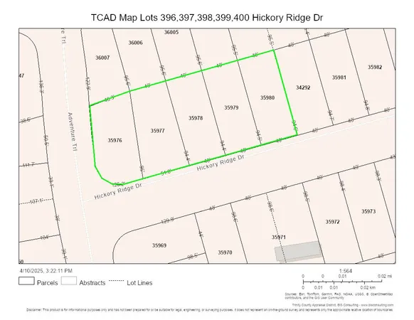$17,000 | 5-lots 5-lots Hickory Ridge Drive, Trinity, TX 75862