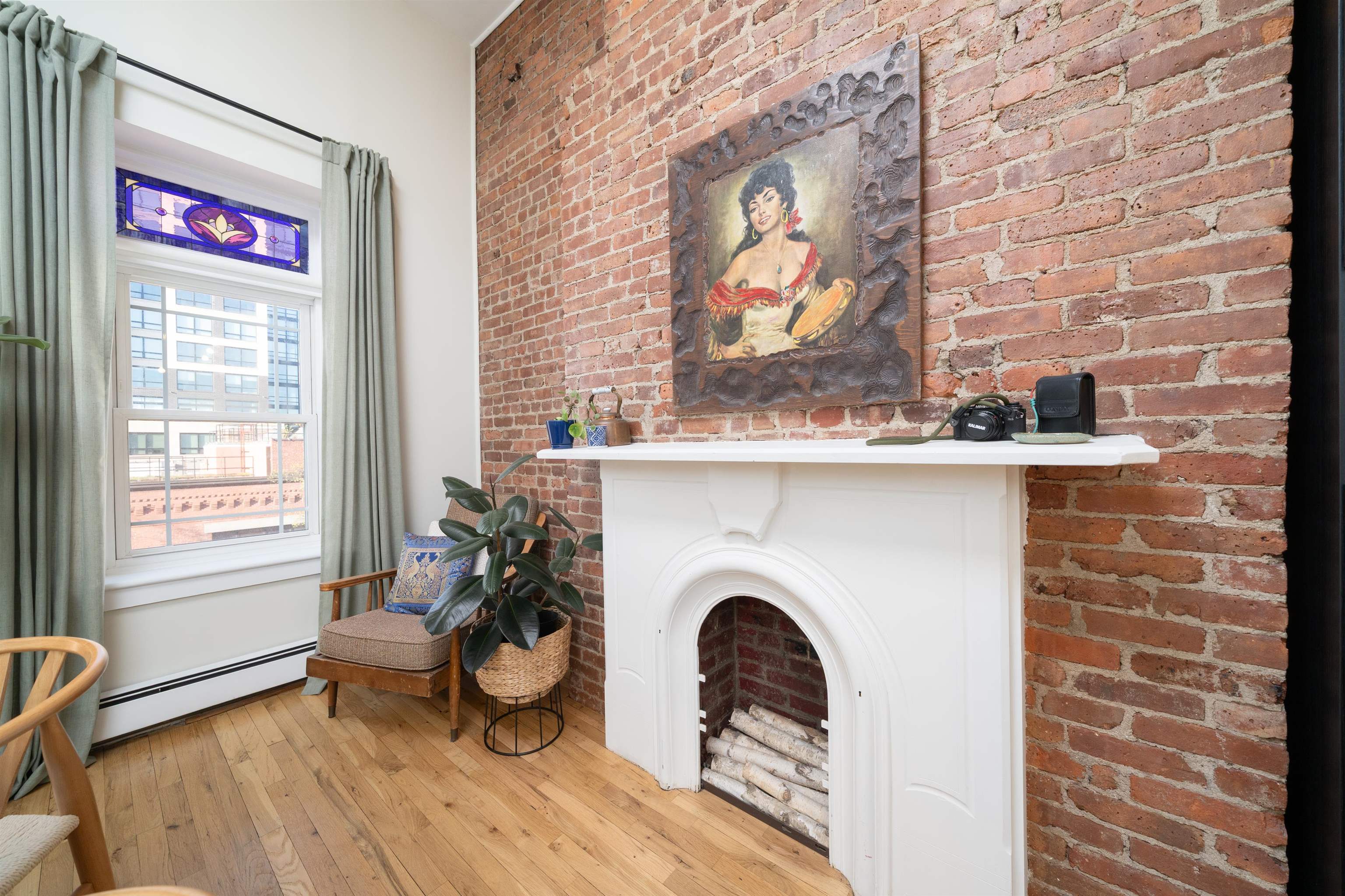 205 14th Street, Unit 4F Hoboken, NJ 07030 - Photo 7 of 22 a view of livingroom with washer and dryer