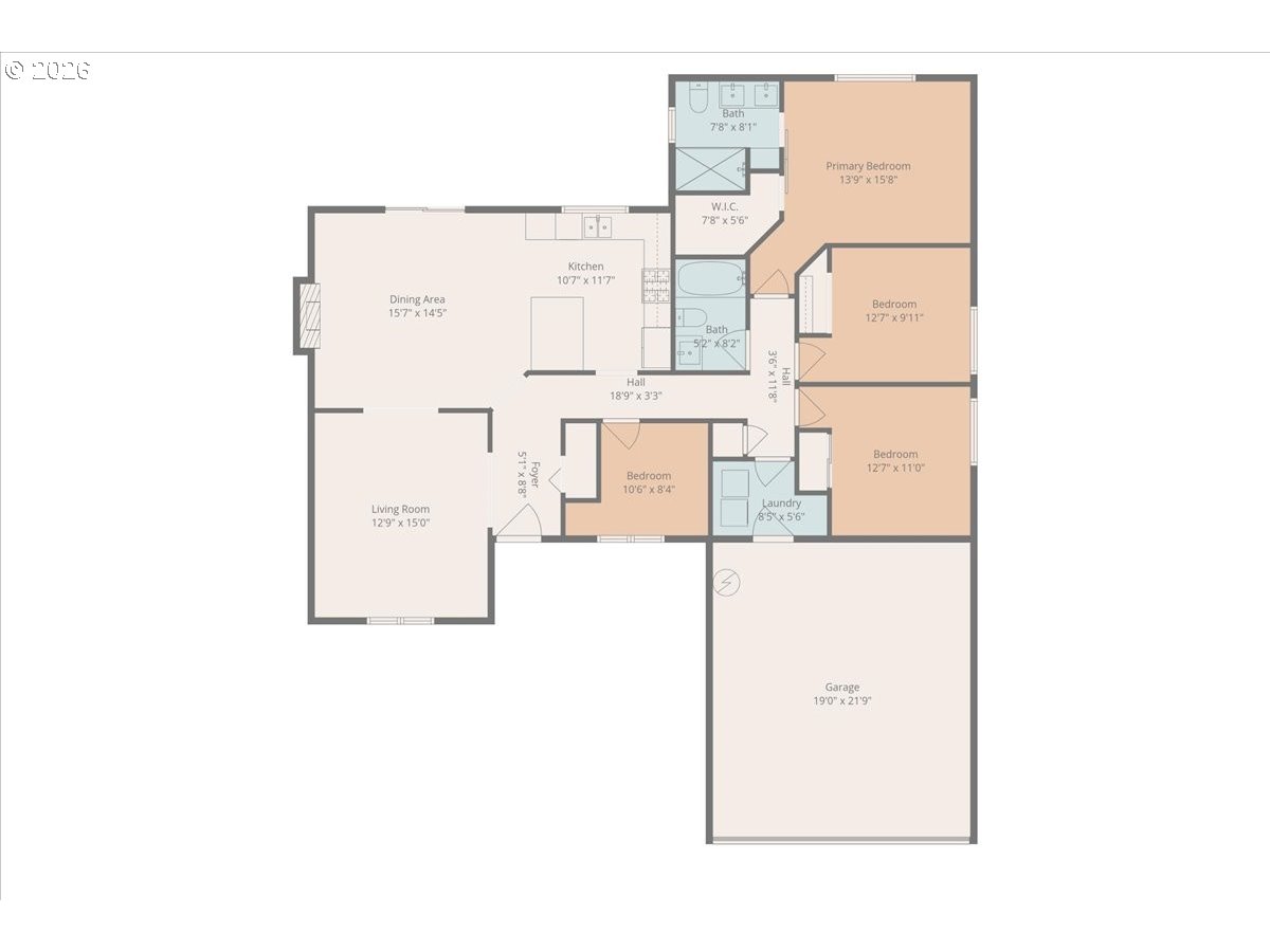 18988 Southwest Pike Lane Beaverton, OR 97078 - Photo 36 of 36 a picture of floor plan