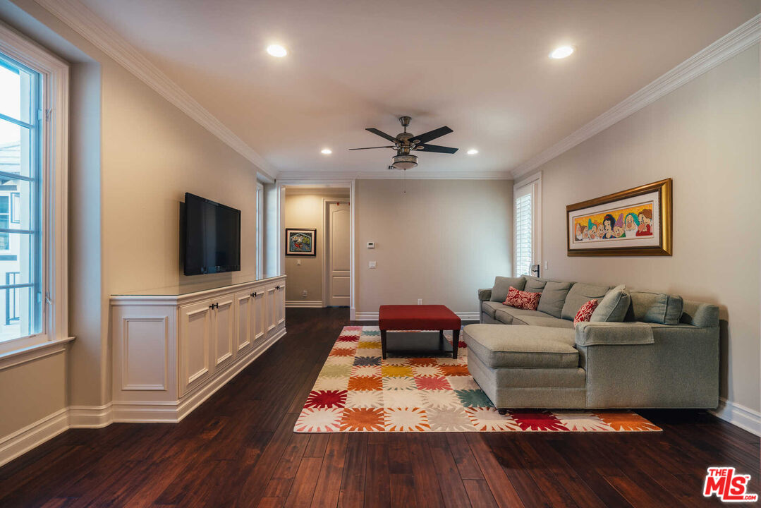25311 Prado De Ambar Calabasas, CA 91302 - Photo 41 of 58 a living room with furniture and a flat screen tv