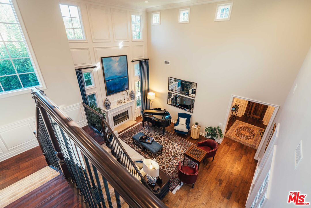 25311 Prado De Ambar Calabasas, CA 91302 - Photo 43 of 58 a living room with furniture and a fireplace