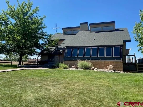 a house with a big yard