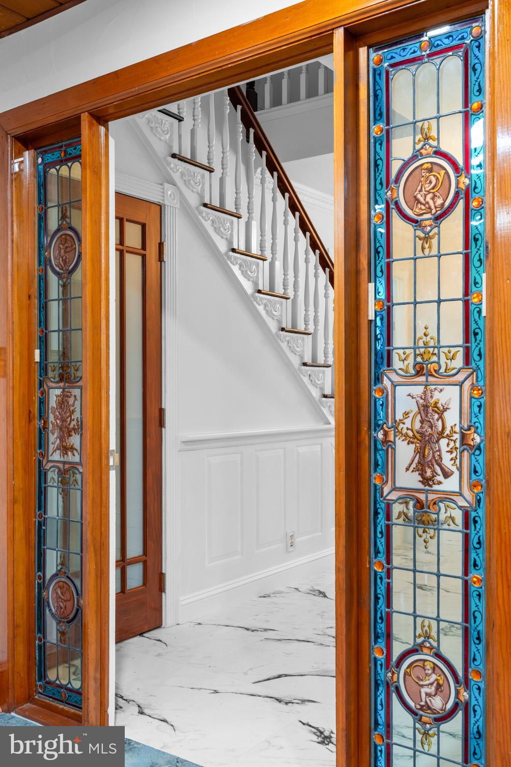 327 Geigel Hill Road Upper Black Eddy, PA 18972 - Photo 43 of 145 Vintage mosaic glass door-Handmade One of A Kind