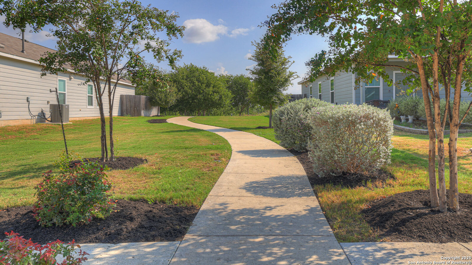 188 Surrey Oaks Maxwell, TX 78656 - Photo 33 of 35 a view of a garden with a tree