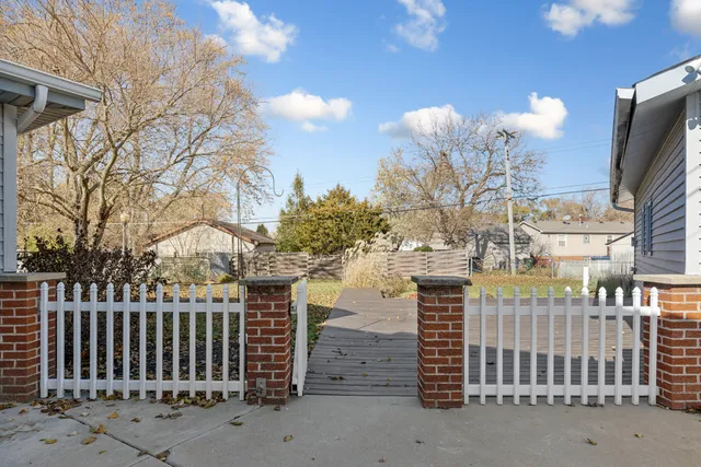 a view of a house with a staircase