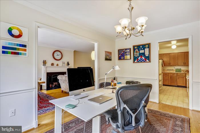 4209 48th Place Northwest Washington, DC 20016 - Photo 15 of 40 Dining Room (now used as office)