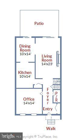 4209 48th Place Northwest Washington, DC 20016 - Photo 38 of 40 Main Floor Plan