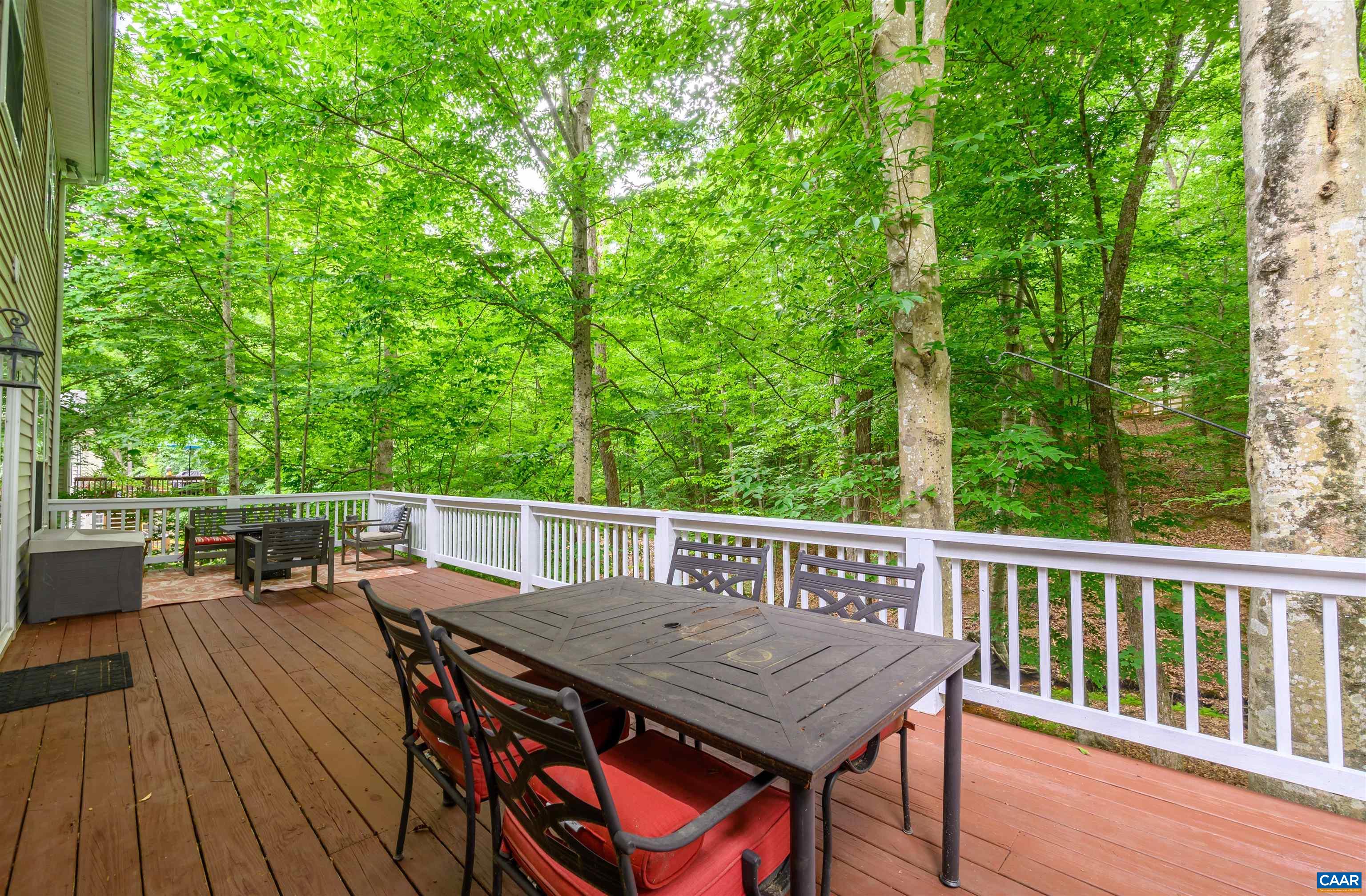 31 Zephyr Road Palmyra, VA 22963 - Photo 42 of 44 a view of a dinning table and chairs on the roof deck