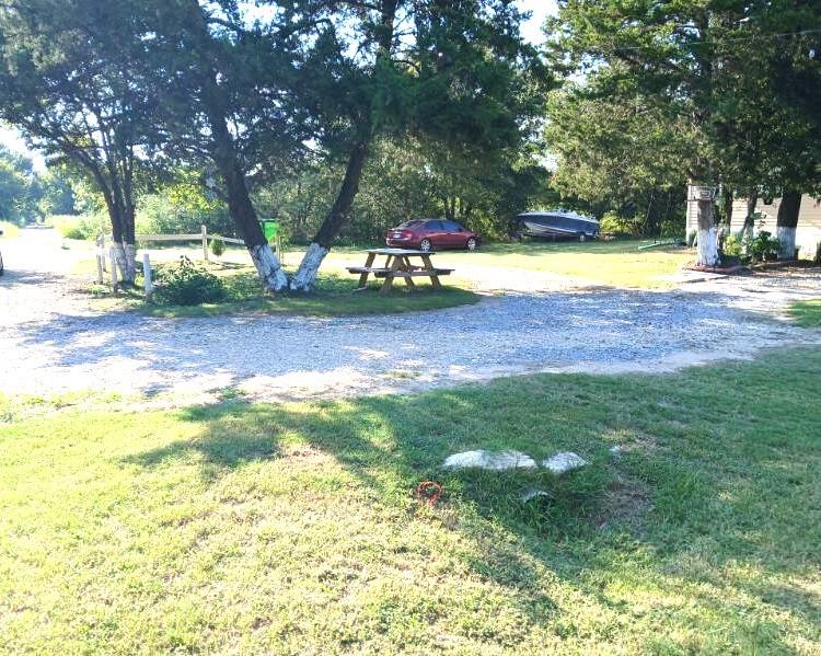 9153 Bouncer Road Quinlan, TX 75474 - Photo 3 of 27 a view of yard with swimming pool and trees