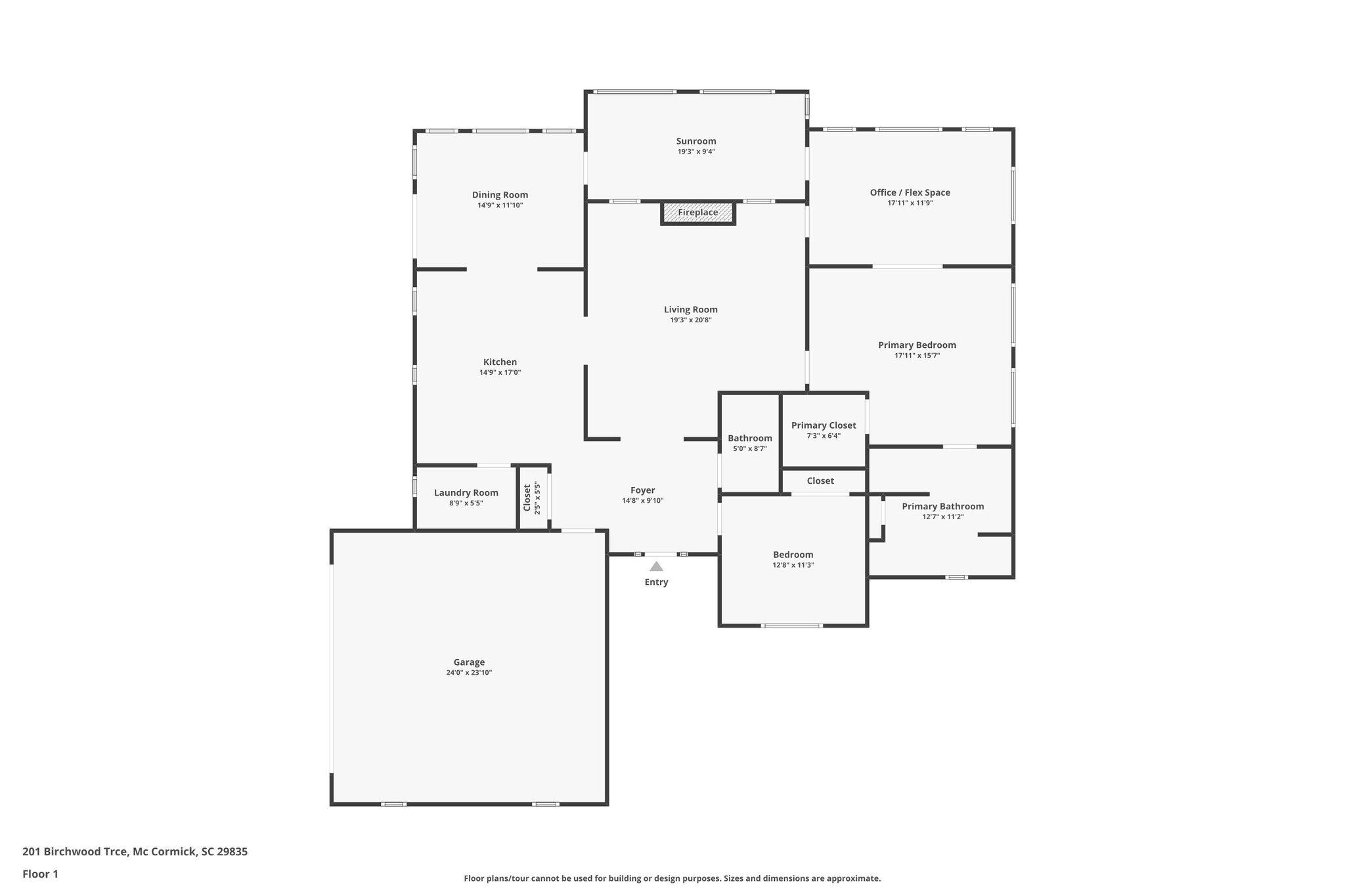 201 Birchwood Trace McCormick, SC 29835 - Photo 51 of 51 Floor Plan (1)