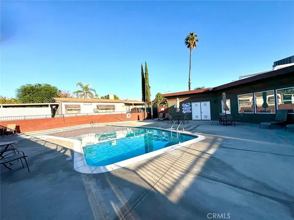 a view of a house with a patio
