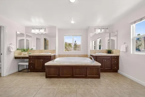 a building with palm trees in front of it