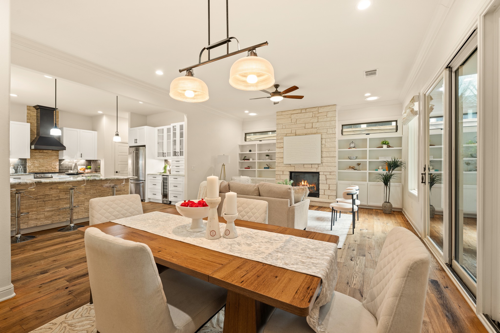 3907 Bailey Lane Austin, TX 78756 - Photo 8 of 40 Whether it's a lively gathering or an intimate meal with your closest friends and family, this wonderful space will be the center of it all