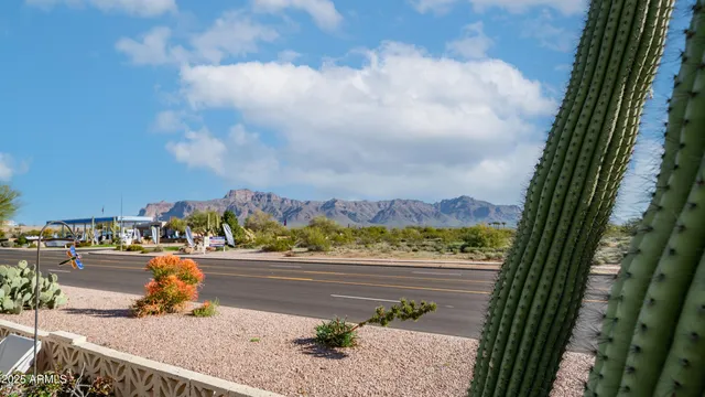 a view of a backyard with a patio