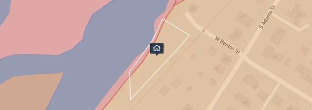 a view of a staircase