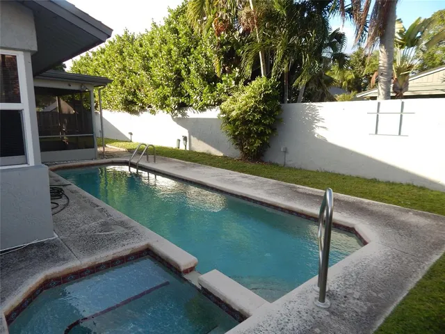 a view of a house with pool
