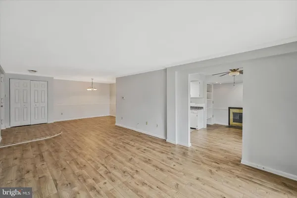 wooden floor in an empty room
