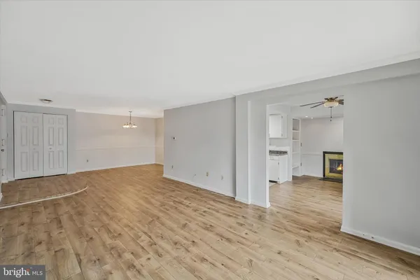 wooden floor in an empty room