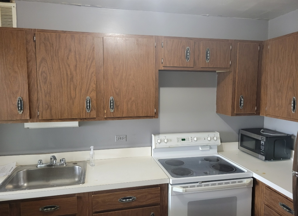 5415 North Sheridan Road, Unit 609 Chicago, IL 60640 - Photo 24 of 25 a kitchen with a sink a stove and cabinets