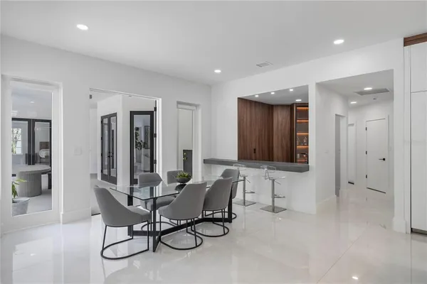 a bedroom with furniture and window