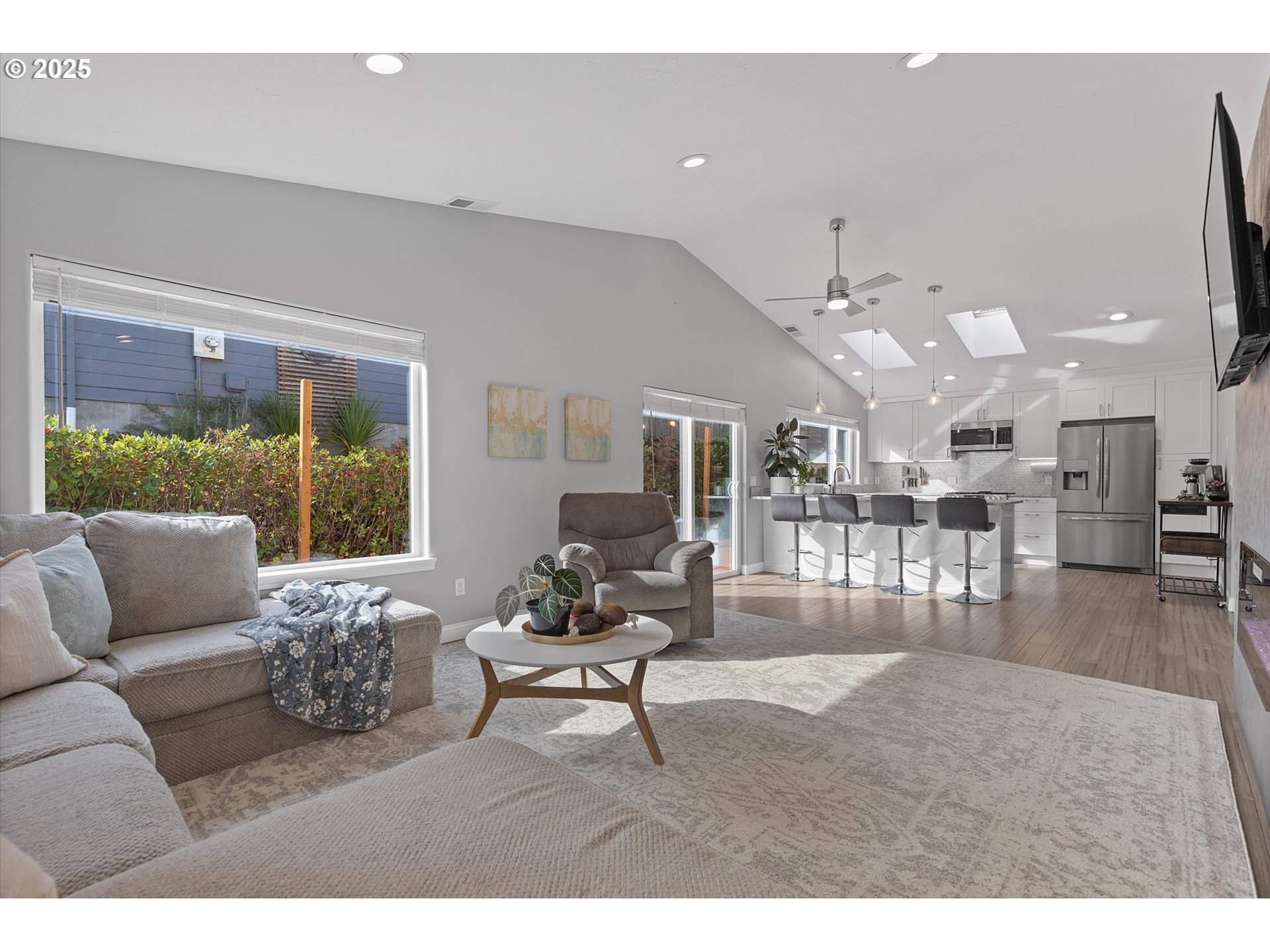 3635 Sea Mist Avenue Depoe Bay, OR 97341 - Photo 6 of 38 a living room with furniture and a large window