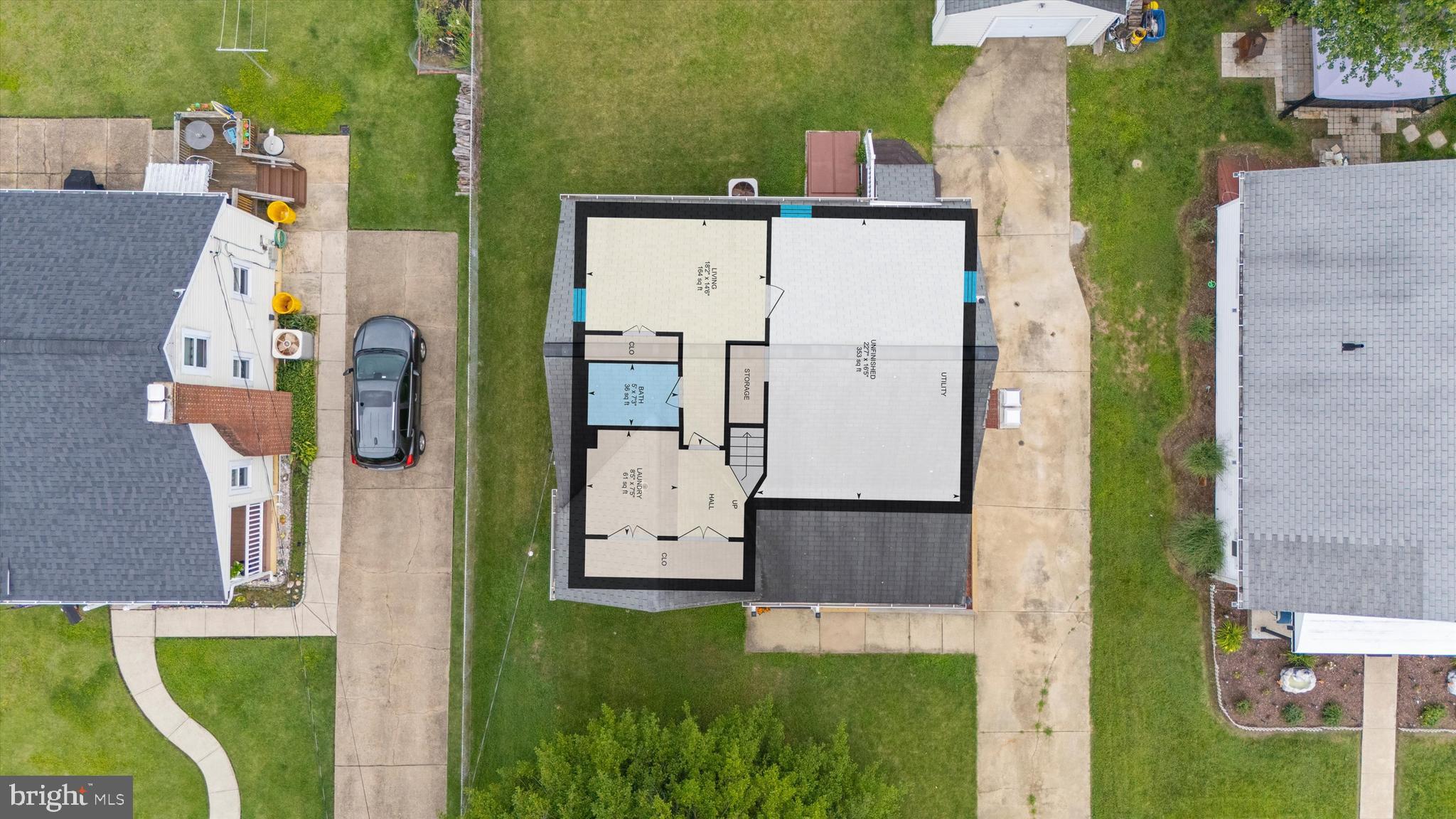 8464 Geneva Road Pasadena, MD 21122 - Photo 49 of 59 aerial view of residential houses with outdoor space