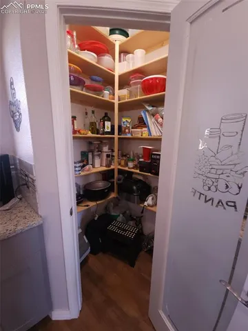 a view of walk in closet