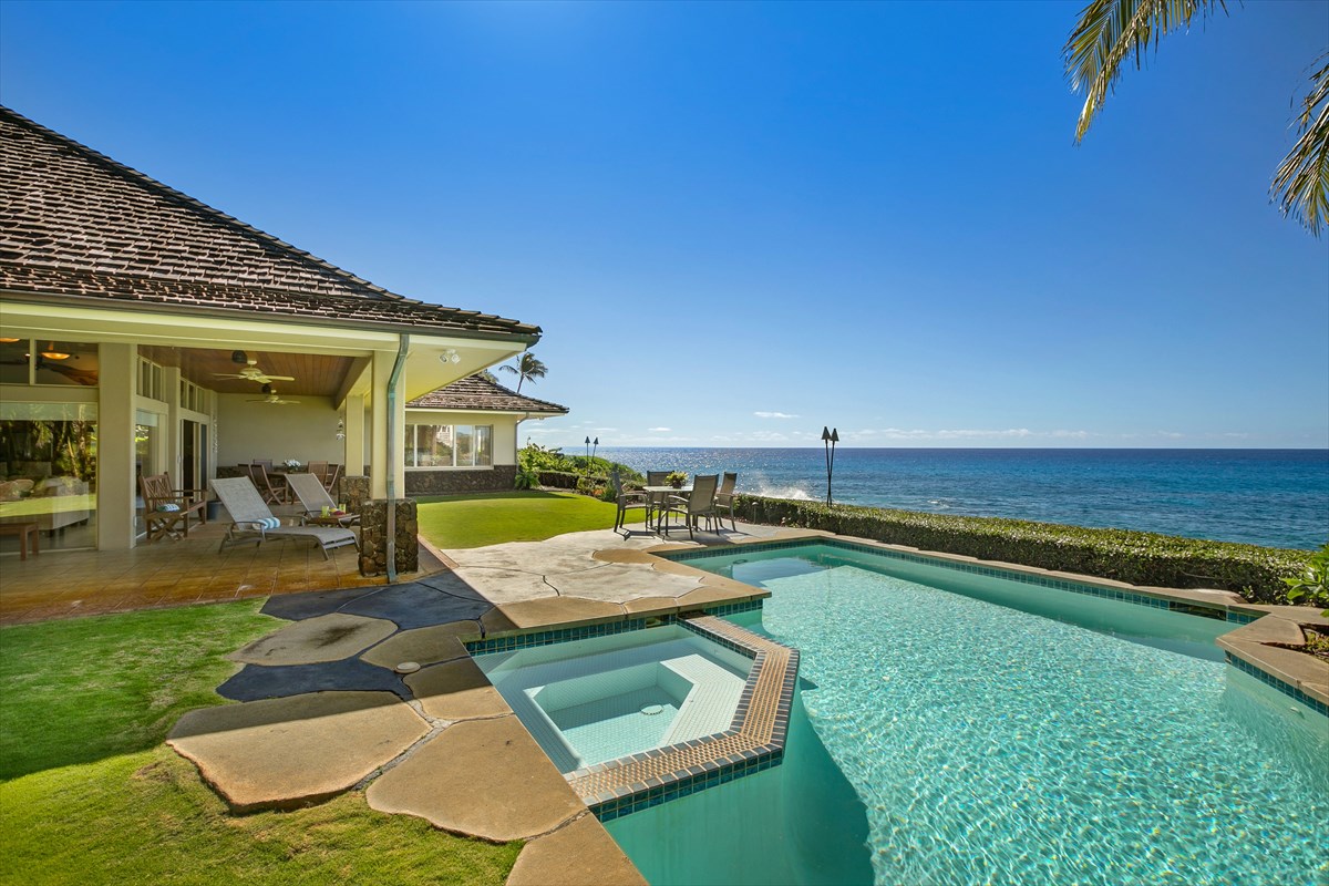 1811 Pe'e Road Koloa, HI 96756 - Photo 2 of 25 a view of a house with swimming pool and sitting area