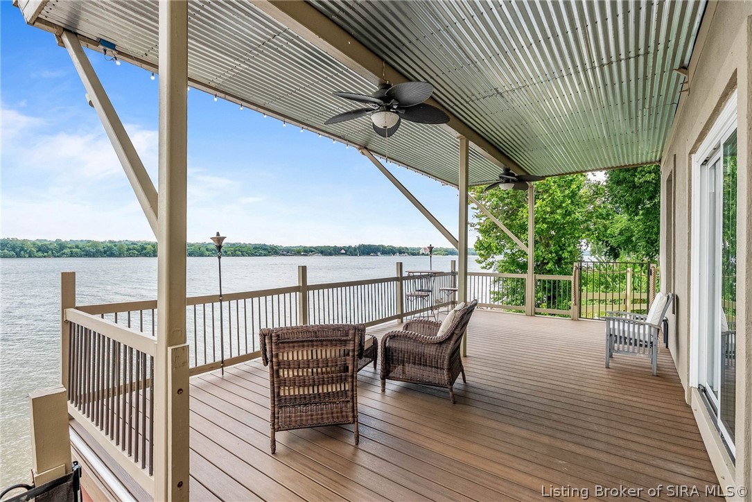 4702 Upper River Road Jeffersonville, IN 47130 - Photo 15 of 69 1st Floor Covered Deck