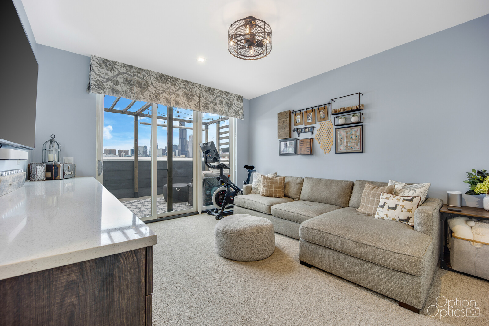733 West 15th Street Chicago, IL 60607 - Photo 26 of 34 a living room with furniture and a window