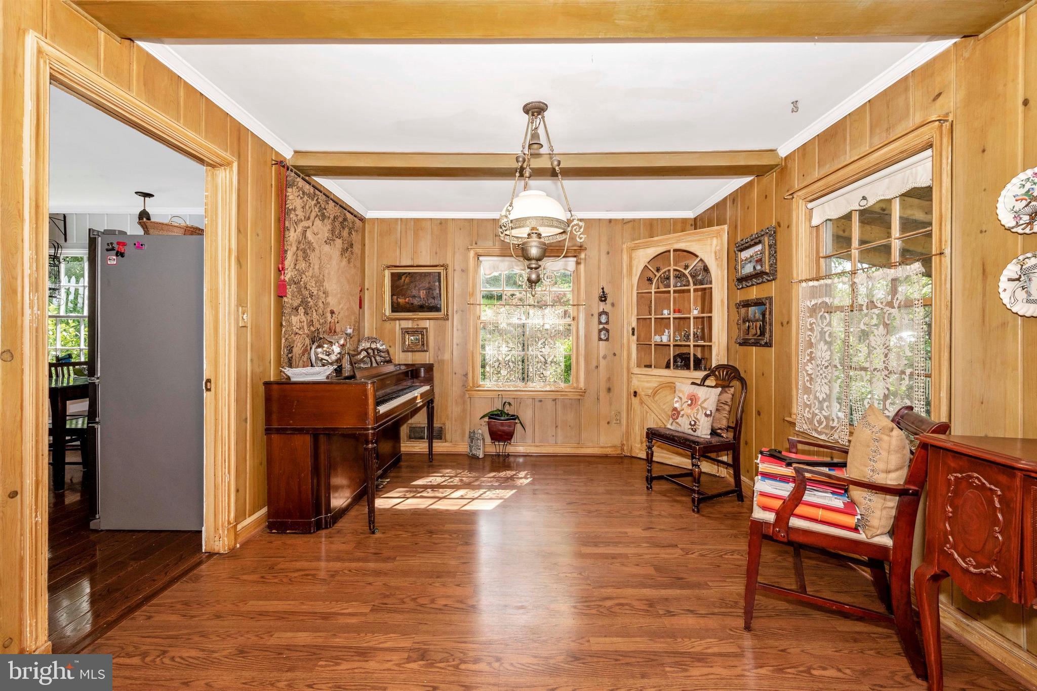 7921 Chelton Road Bethesda, MD 20814 - Photo 8 of 55 DR view from LR in a faux finish not wood paneling