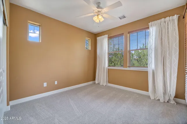 a room with chair and table