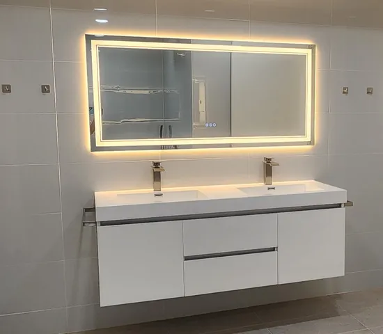 a bathroom with a bathtub and a sink
